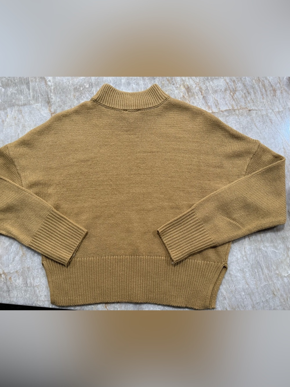 True Craft Women's Turtleneck Sweater - Camel